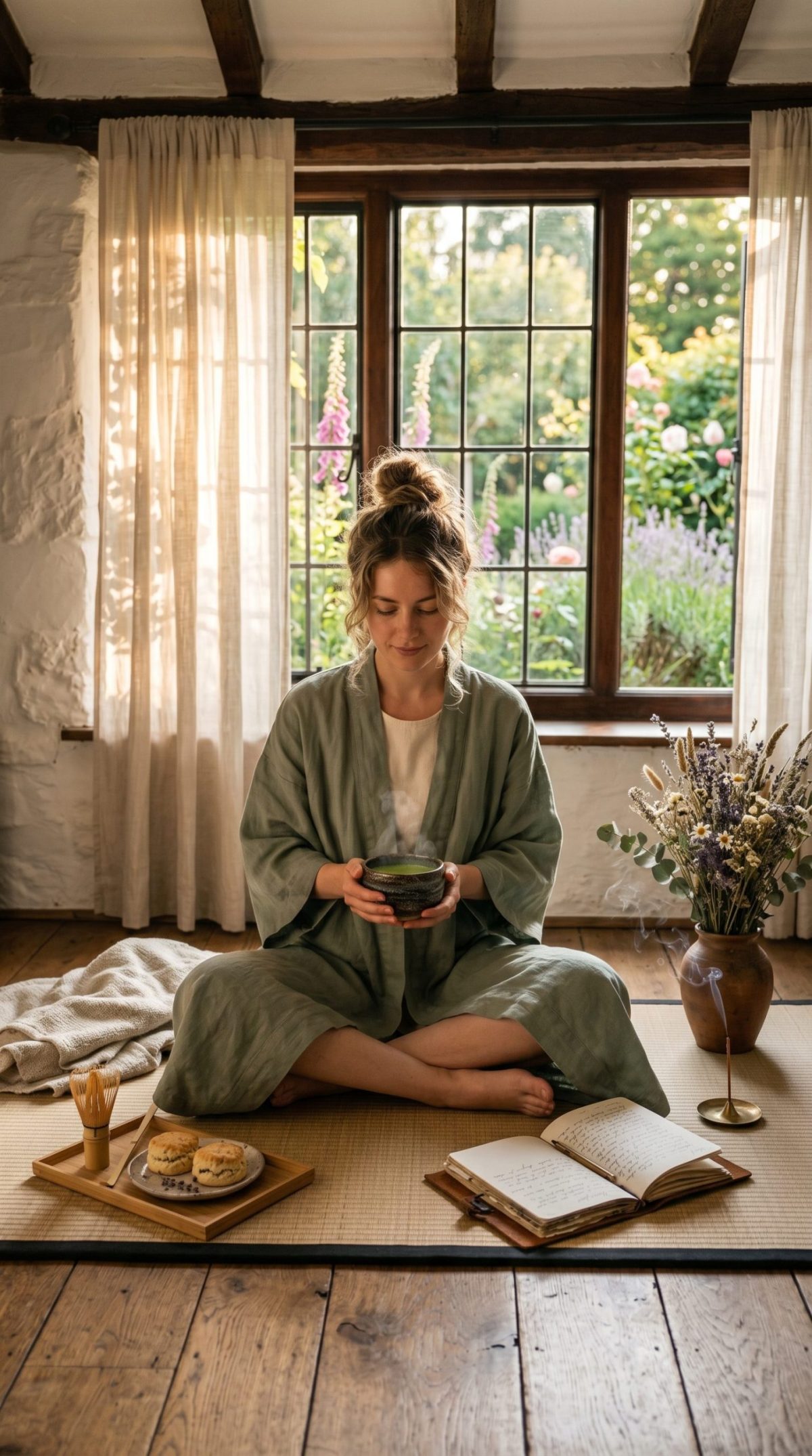 How to Create an Aesthetic Morning Routine That Blends Cottagecore and Japanese Minimalism