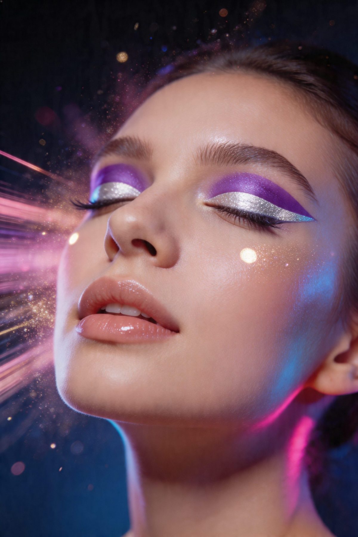 How to Achieve the Ultimate Glow Up: A Chrome Holographic Makeup Tutorial